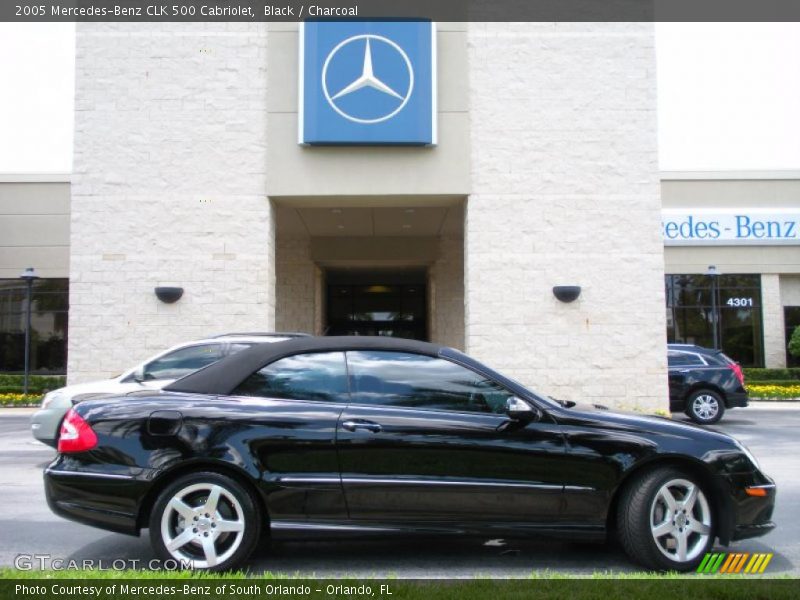 Black / Charcoal 2005 Mercedes-Benz CLK 500 Cabriolet