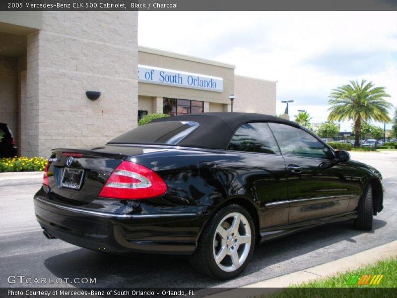 Black / Charcoal 2005 Mercedes-Benz CLK 500 Cabriolet