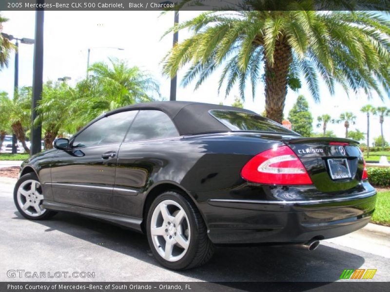 Black / Charcoal 2005 Mercedes-Benz CLK 500 Cabriolet