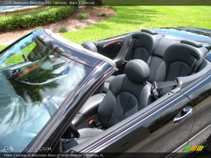 Black / Charcoal 2005 Mercedes-Benz CLK 500 Cabriolet