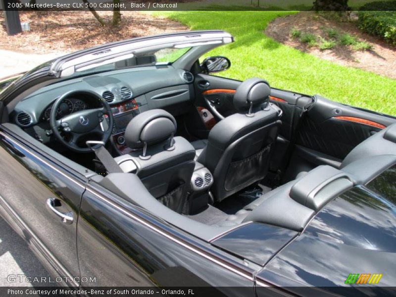 Black / Charcoal 2005 Mercedes-Benz CLK 500 Cabriolet