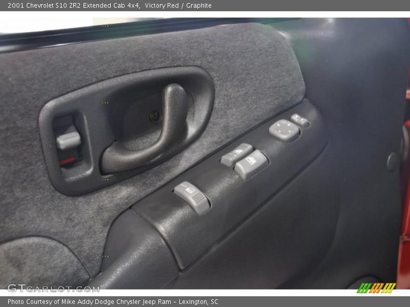 Victory Red / Graphite 2001 Chevrolet S10 ZR2 Extended Cab 4x4