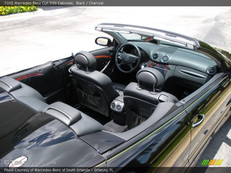 Black / Charcoal 2005 Mercedes-Benz CLK 500 Cabriolet