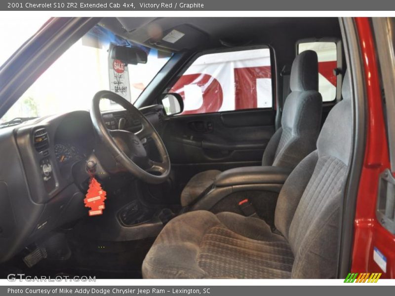 Victory Red / Graphite 2001 Chevrolet S10 ZR2 Extended Cab 4x4