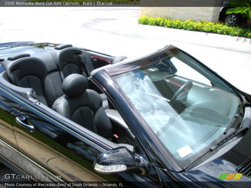 Black / Charcoal 2005 Mercedes-Benz CLK 500 Cabriolet