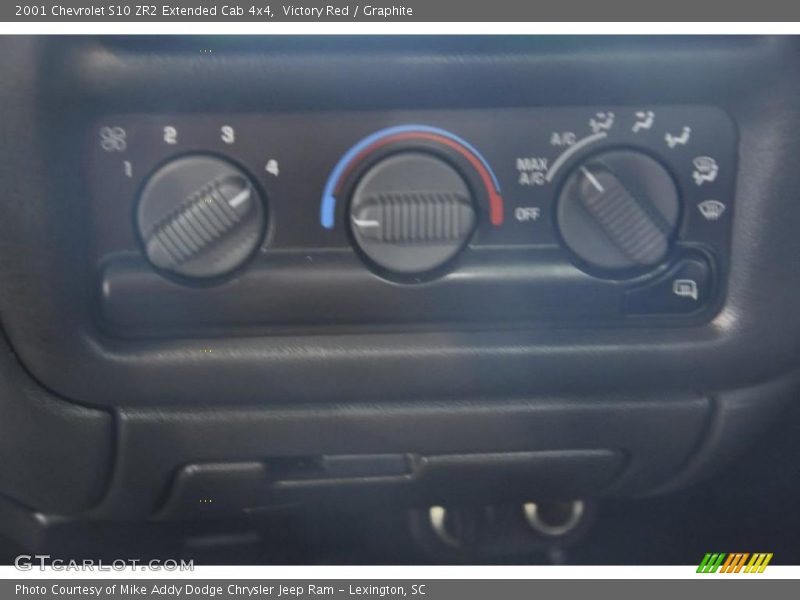 Victory Red / Graphite 2001 Chevrolet S10 ZR2 Extended Cab 4x4