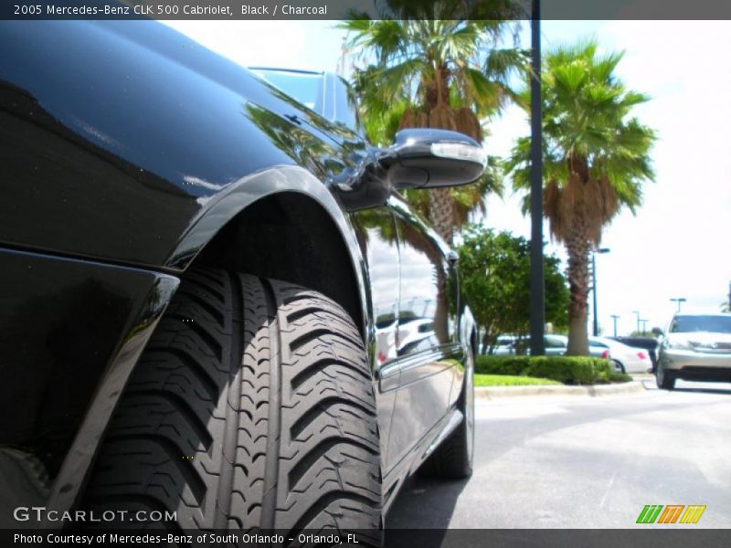 Black / Charcoal 2005 Mercedes-Benz CLK 500 Cabriolet