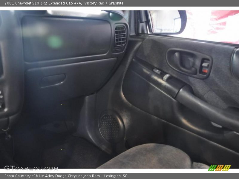 Victory Red / Graphite 2001 Chevrolet S10 ZR2 Extended Cab 4x4
