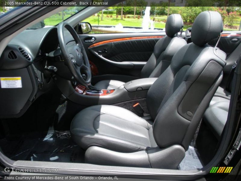 Black / Charcoal 2005 Mercedes-Benz CLK 500 Cabriolet