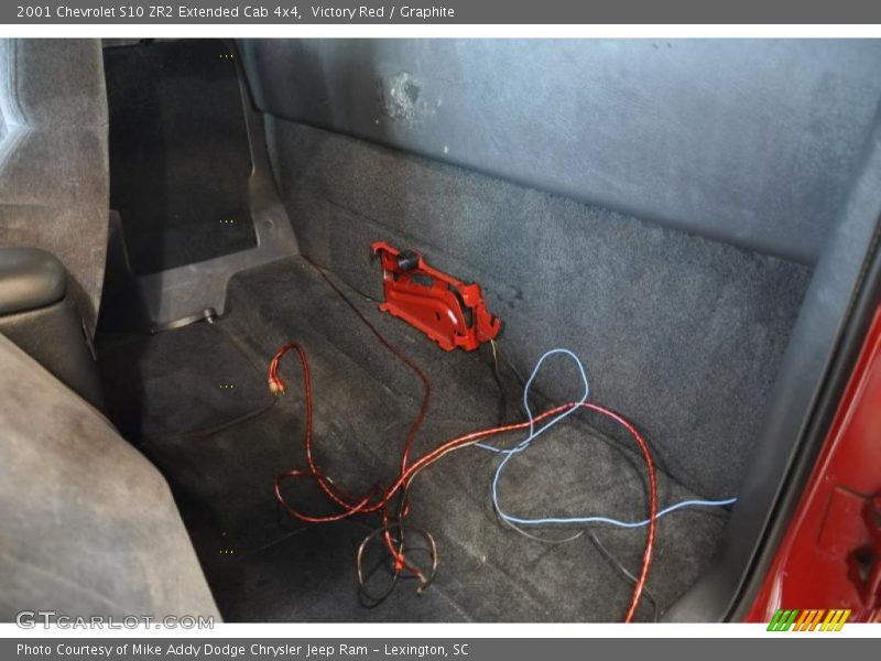Victory Red / Graphite 2001 Chevrolet S10 ZR2 Extended Cab 4x4
