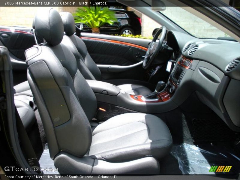 Black / Charcoal 2005 Mercedes-Benz CLK 500 Cabriolet