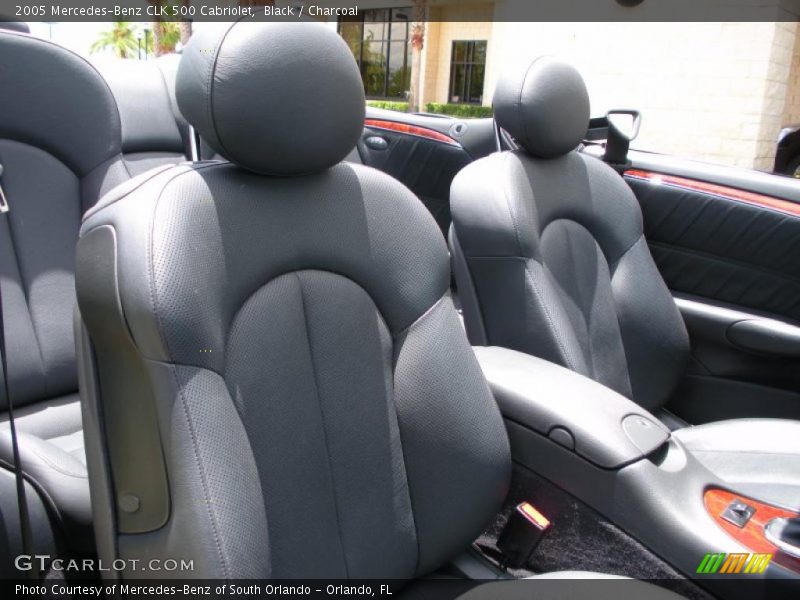 Black / Charcoal 2005 Mercedes-Benz CLK 500 Cabriolet