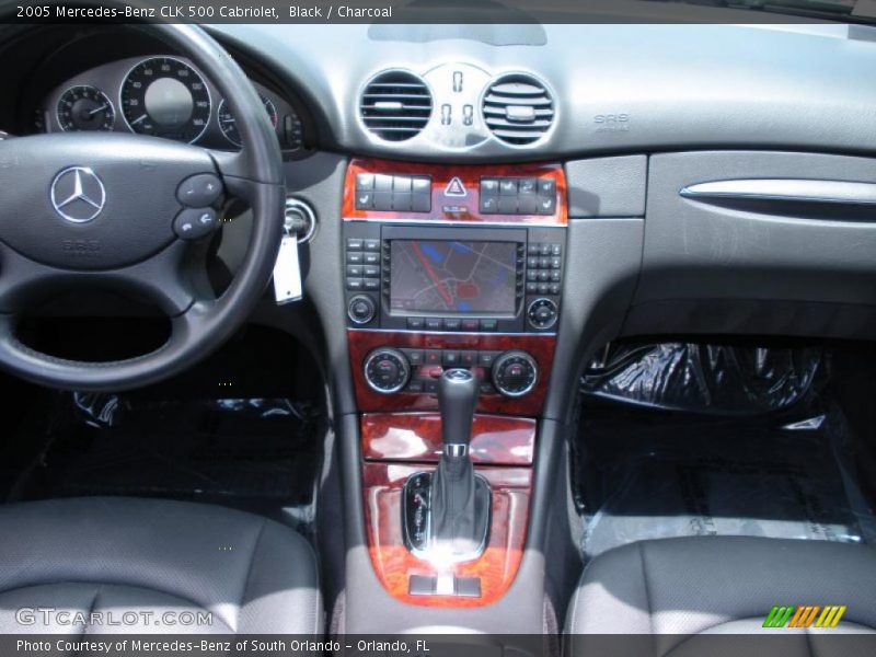 Black / Charcoal 2005 Mercedes-Benz CLK 500 Cabriolet