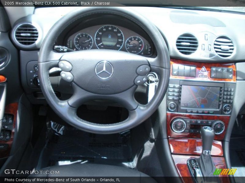 Black / Charcoal 2005 Mercedes-Benz CLK 500 Cabriolet