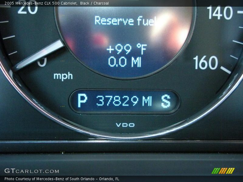 Black / Charcoal 2005 Mercedes-Benz CLK 500 Cabriolet