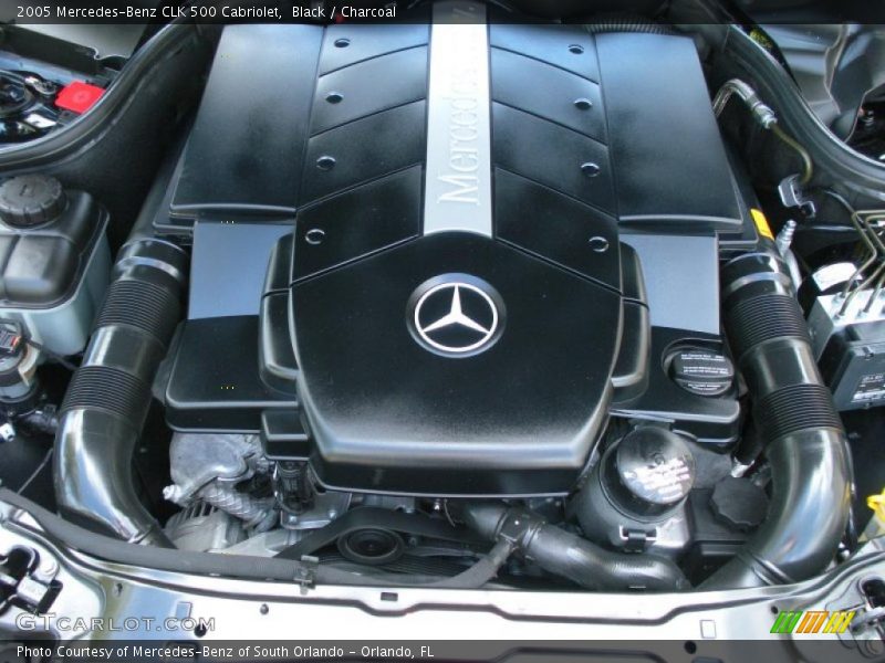 Black / Charcoal 2005 Mercedes-Benz CLK 500 Cabriolet