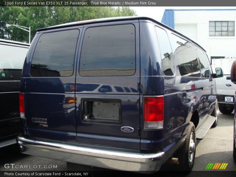 True Blue Metallic / Medium Flint Grey 2006 Ford E Series Van E350 XLT 15 Passenger