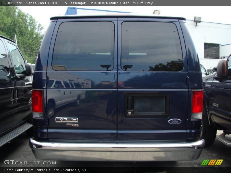 True Blue Metallic / Medium Flint Grey 2006 Ford E Series Van E350 XLT 15 Passenger