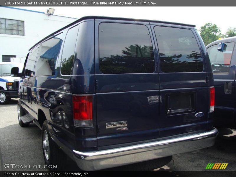 True Blue Metallic / Medium Flint Grey 2006 Ford E Series Van E350 XLT 15 Passenger