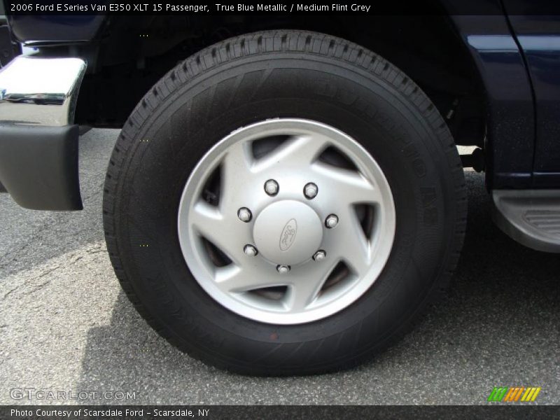 True Blue Metallic / Medium Flint Grey 2006 Ford E Series Van E350 XLT 15 Passenger