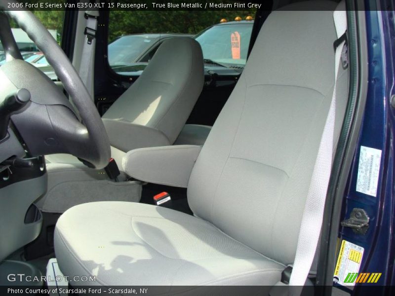 True Blue Metallic / Medium Flint Grey 2006 Ford E Series Van E350 XLT 15 Passenger