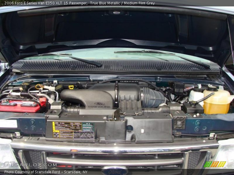 True Blue Metallic / Medium Flint Grey 2006 Ford E Series Van E350 XLT 15 Passenger