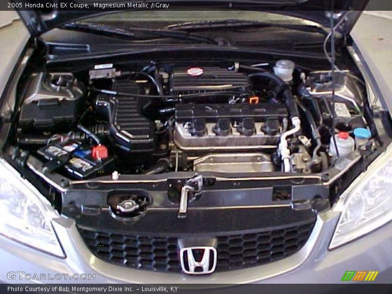 Magnesium Metallic / Gray 2005 Honda Civic EX Coupe