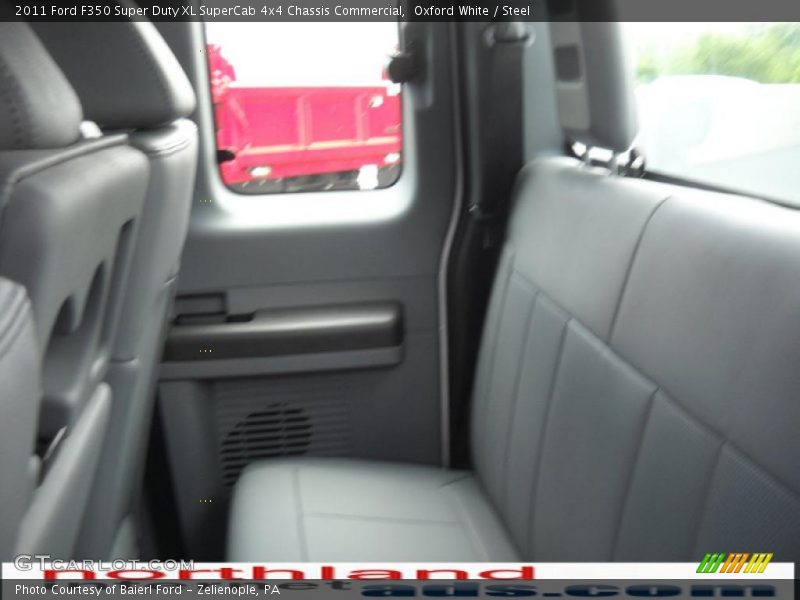 Oxford White / Steel 2011 Ford F350 Super Duty XL SuperCab 4x4 Chassis Commercial
