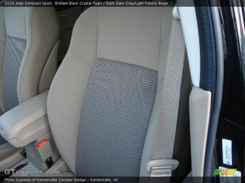 Brilliant Black Crystal Pearl / Dark Slate Gray/Light Pebble Beige 2010 Jeep Compass Sport