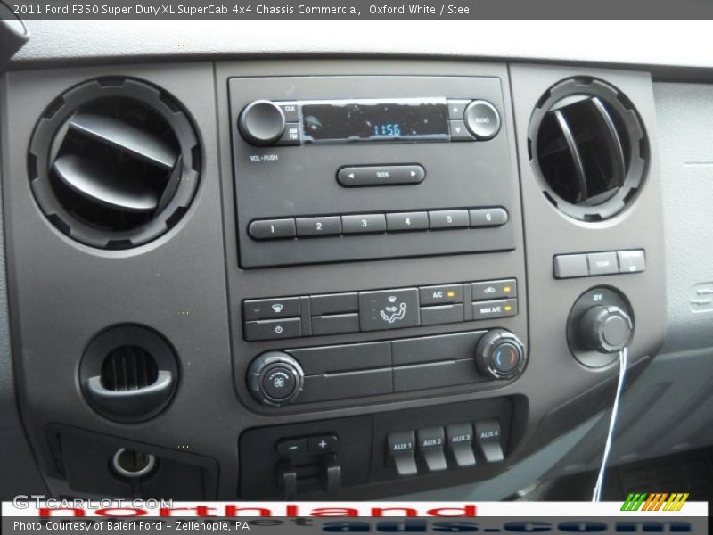 Oxford White / Steel 2011 Ford F350 Super Duty XL SuperCab 4x4 Chassis Commercial