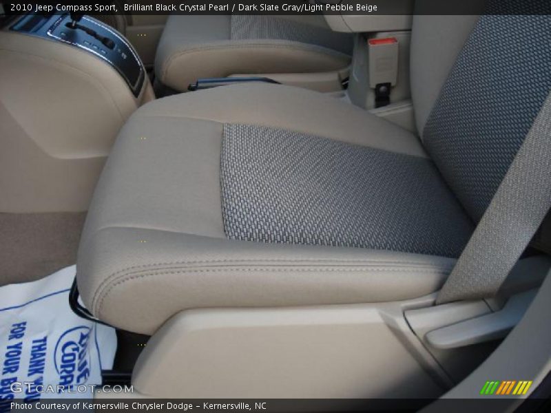 Brilliant Black Crystal Pearl / Dark Slate Gray/Light Pebble Beige 2010 Jeep Compass Sport
