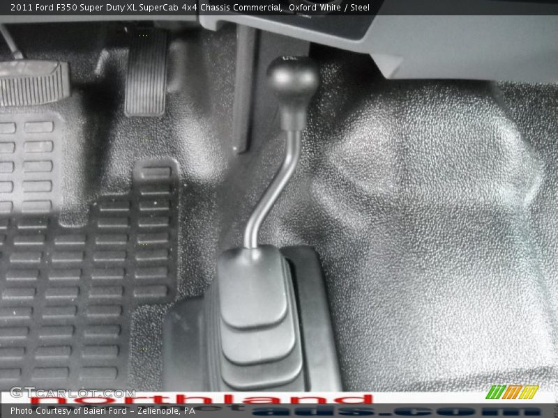 Oxford White / Steel 2011 Ford F350 Super Duty XL SuperCab 4x4 Chassis Commercial