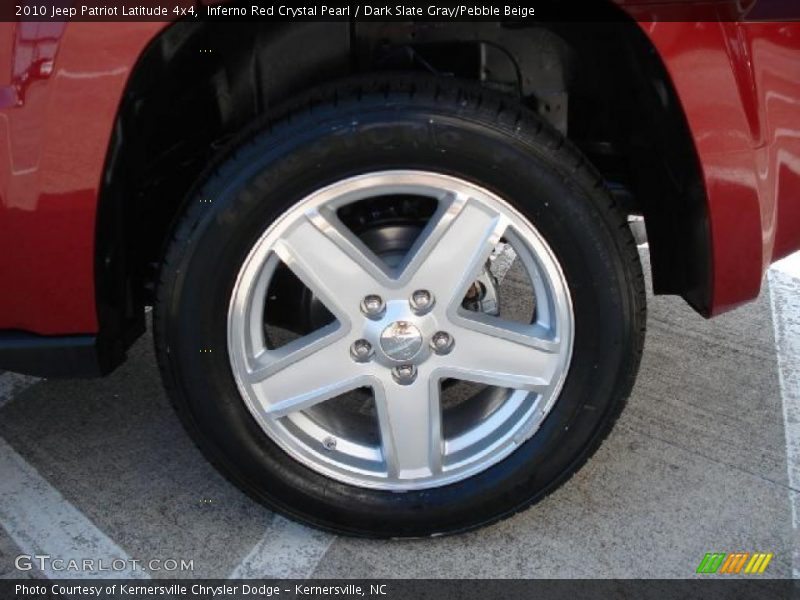 Inferno Red Crystal Pearl / Dark Slate Gray/Pebble Beige 2010 Jeep Patriot Latitude 4x4