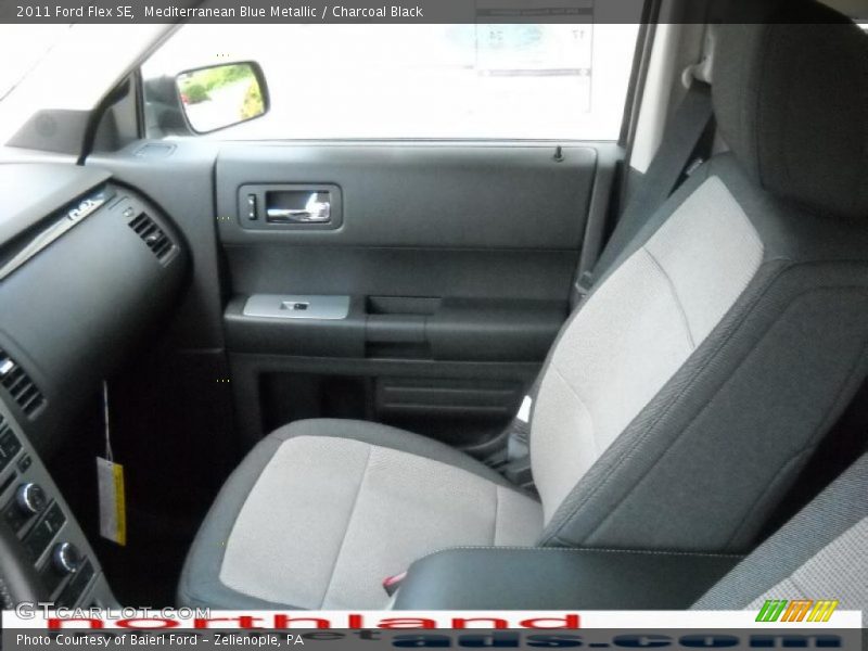 Mediterranean Blue Metallic / Charcoal Black 2011 Ford Flex SE