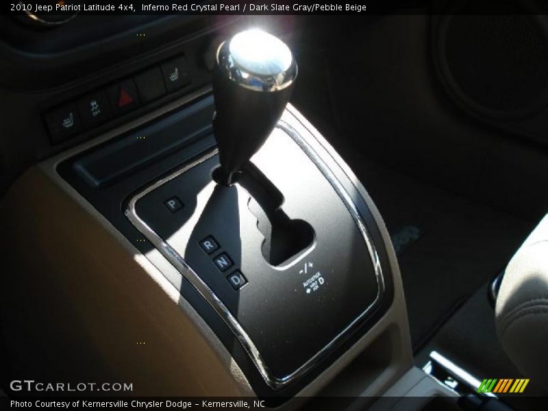Inferno Red Crystal Pearl / Dark Slate Gray/Pebble Beige 2010 Jeep Patriot Latitude 4x4