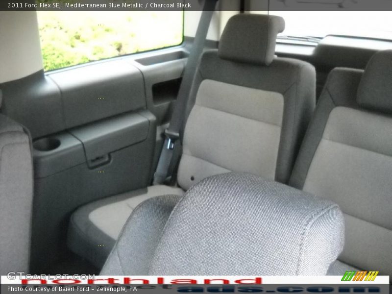 Mediterranean Blue Metallic / Charcoal Black 2011 Ford Flex SE