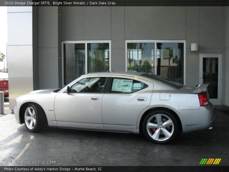 Bright Silver Metallic / Dark Slate Gray 2010 Dodge Charger SRT8