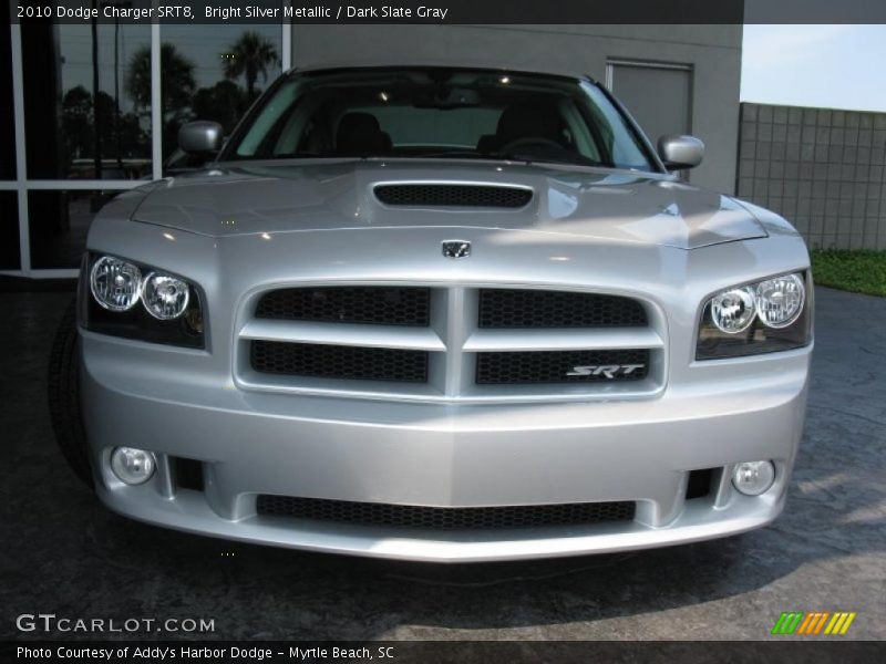 Bright Silver Metallic / Dark Slate Gray 2010 Dodge Charger SRT8