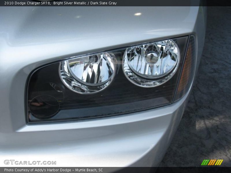 Bright Silver Metallic / Dark Slate Gray 2010 Dodge Charger SRT8