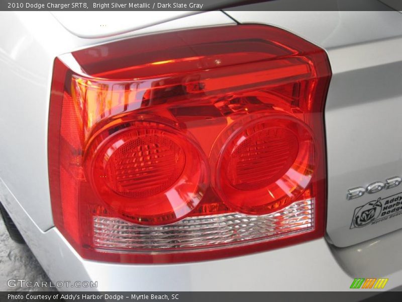 Bright Silver Metallic / Dark Slate Gray 2010 Dodge Charger SRT8