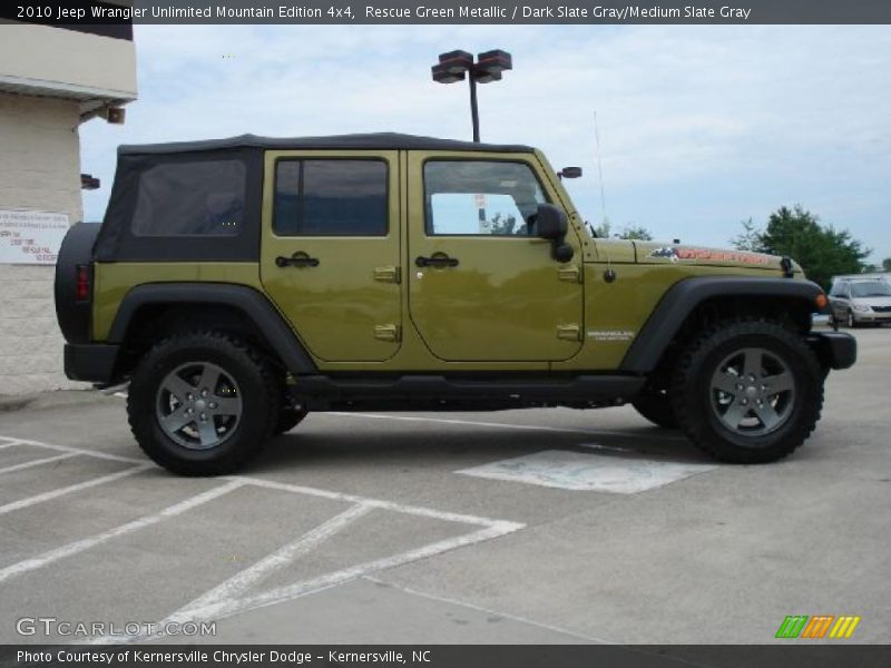 Rescue Green Metallic / Dark Slate Gray/Medium Slate Gray 2010 Jeep Wrangler Unlimited Mountain Edition 4x4