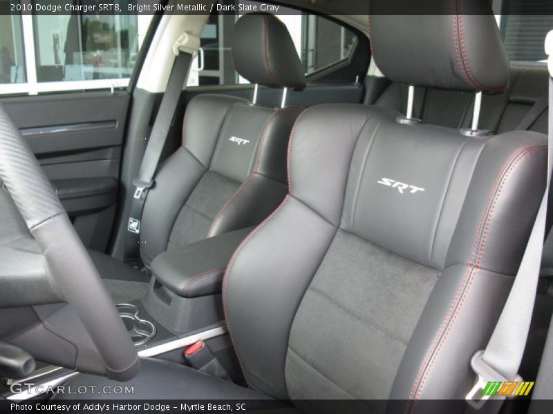 Bright Silver Metallic / Dark Slate Gray 2010 Dodge Charger SRT8