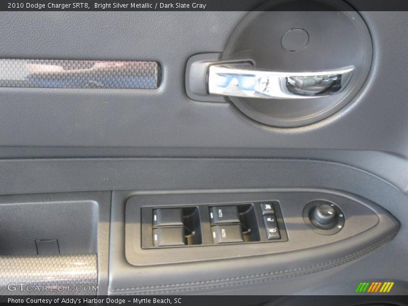 Bright Silver Metallic / Dark Slate Gray 2010 Dodge Charger SRT8