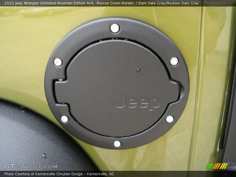 Rescue Green Metallic / Dark Slate Gray/Medium Slate Gray 2010 Jeep Wrangler Unlimited Mountain Edition 4x4