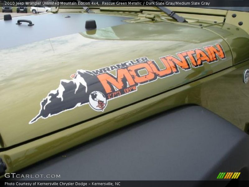 Rescue Green Metallic / Dark Slate Gray/Medium Slate Gray 2010 Jeep Wrangler Unlimited Mountain Edition 4x4