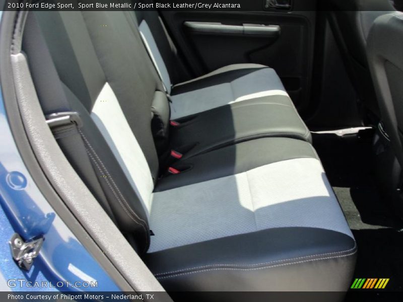 Sport Blue Metallic / Sport Black Leather/Grey Alcantara 2010 Ford Edge Sport