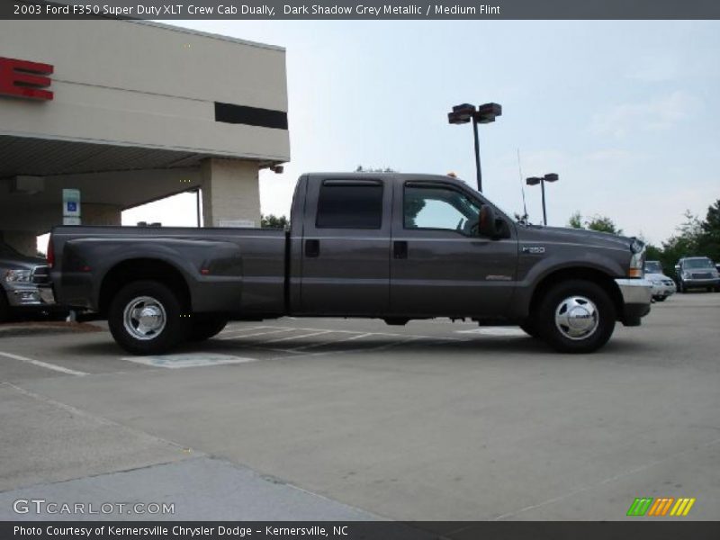 Dark Shadow Grey Metallic / Medium Flint 2003 Ford F350 Super Duty XLT Crew Cab Dually