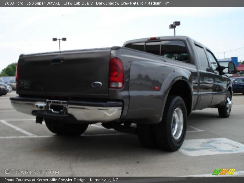 Dark Shadow Grey Metallic / Medium Flint 2003 Ford F350 Super Duty XLT Crew Cab Dually