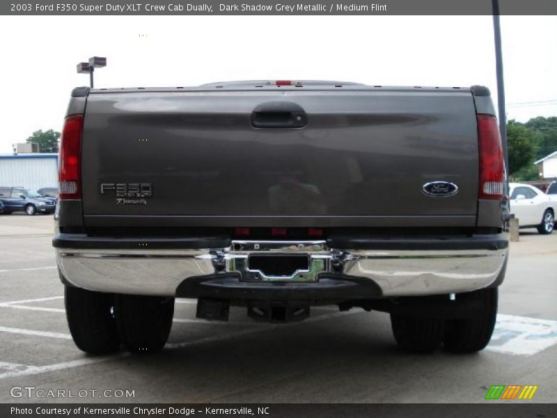 Dark Shadow Grey Metallic / Medium Flint 2003 Ford F350 Super Duty XLT Crew Cab Dually