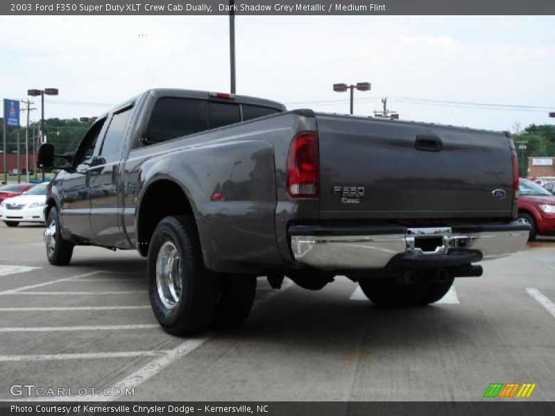 Dark Shadow Grey Metallic / Medium Flint 2003 Ford F350 Super Duty XLT Crew Cab Dually